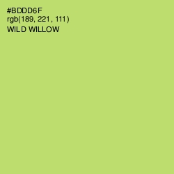 #BDDD6F - Wild Willow Color Image